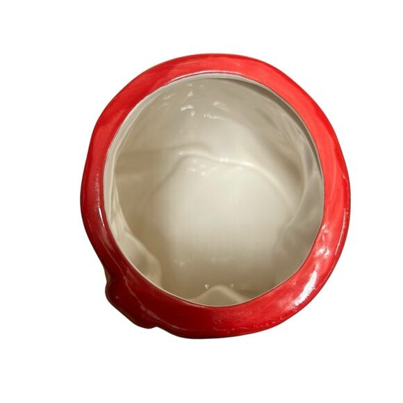 Black Scottish Terrier 12" Scottie Dog Cookie Jar With Christmas Santa Hat - Picture 8 of 10